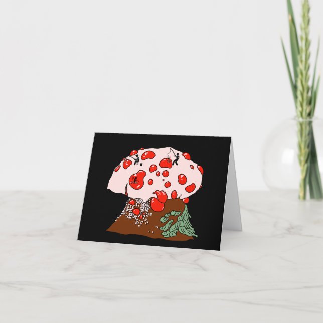 Fiske efter bläckfiskedödande tandsvamp kort (Framsida)