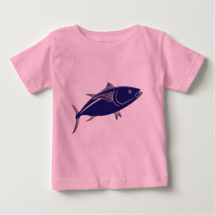 Fiske efter blåfenad tonfisk tröja