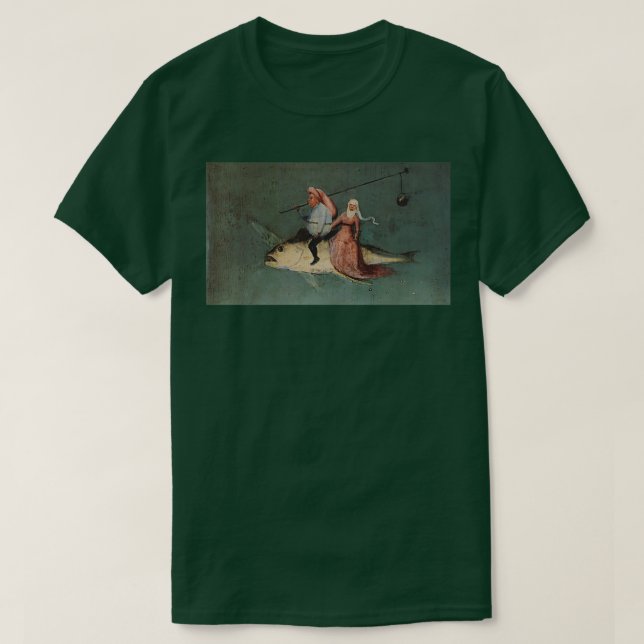 Fiske efter bönder Hieronymus Bosch T Shirt (Design framsida)