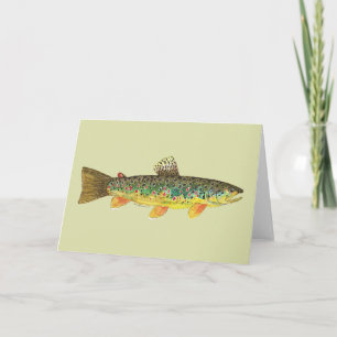 Fiske efter brunöring kort