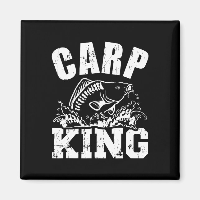 Fiske efter Carp Kung Magnet (Framsidan)