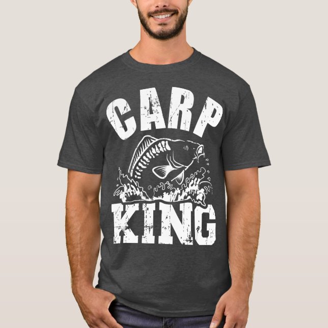 Fiske efter Carp kung T Shirt (Framsida)