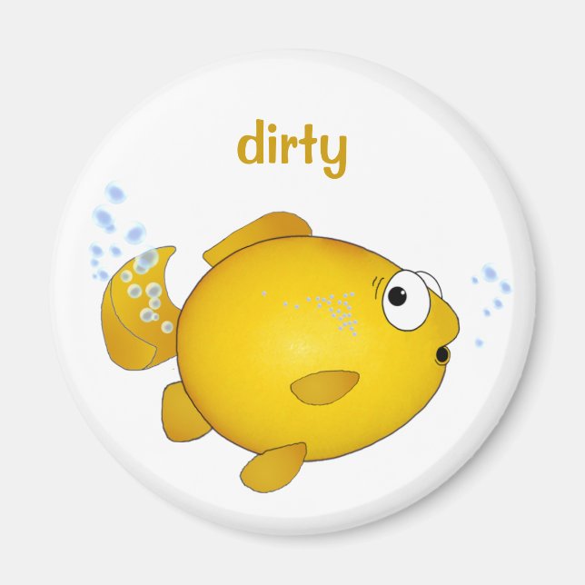 Fiske efter diskmaskinsmagnet magnet (Framsidan)