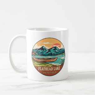 Fiske efter emblem i tonfiskfiske i Sjö Montana Kaffemugg