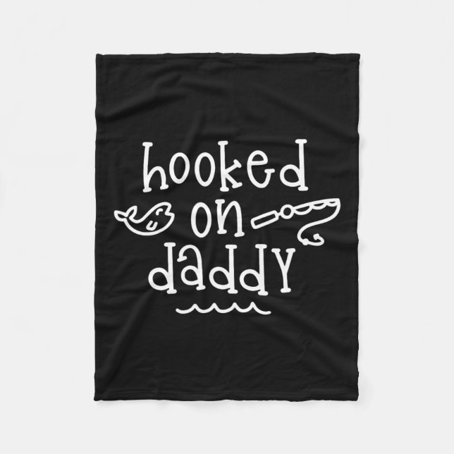 Fiske efter Fars dag-fiskare som fiskat med pappa Fleecefilt (Framsidan)