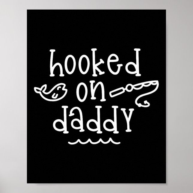 Fiske efter Fars dag-fiskare som fiskat med pappa Poster (Framsidan)