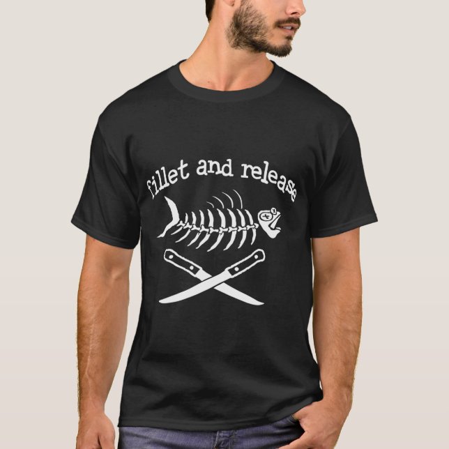 Fiske efter Fars dag T Shirt (Framsida)
