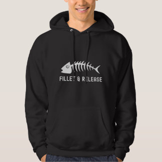 Fiske efter filéer och frigörande fiskare Humor Ro Hoodie