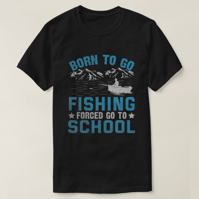 Fiske efter fisk, fisk, fiskare t shirt (Design framsida)