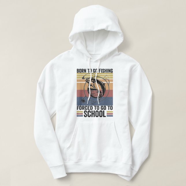 Fiske efter fisk Fiskare vid Bass Fiskare Kidor Bo Hoodie (Design framsida)