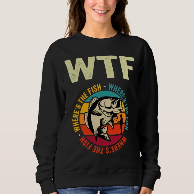 Fiske efter fisk t shirt (Framsida)