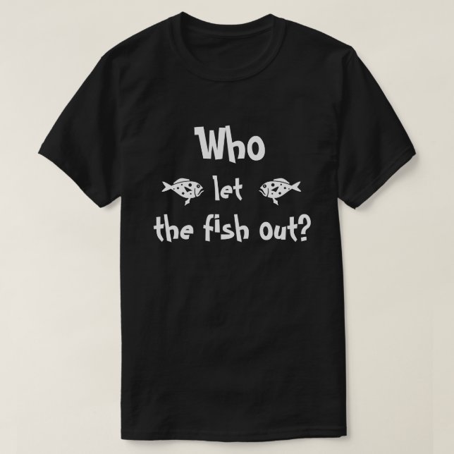 Fiske efter fiskare t shirt (Design framsida)