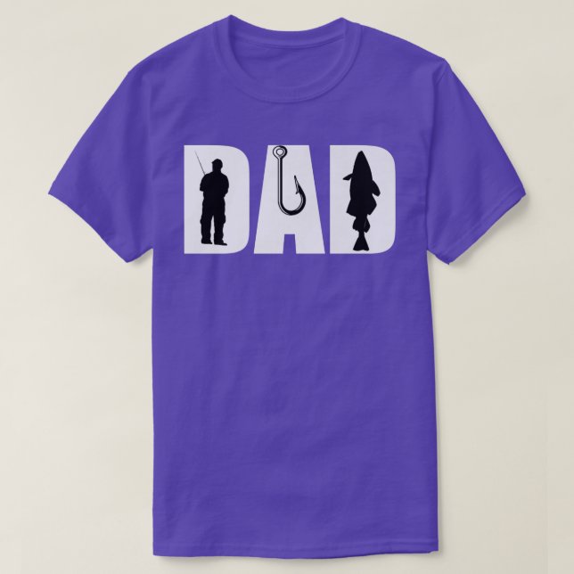 Fiske efter fiskebåtar i far vid fiske efter krok, t shirt (Design framsida)