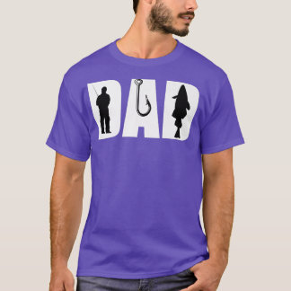 Fiske efter fiskebåtar i far vid fiske efter krok, t shirt