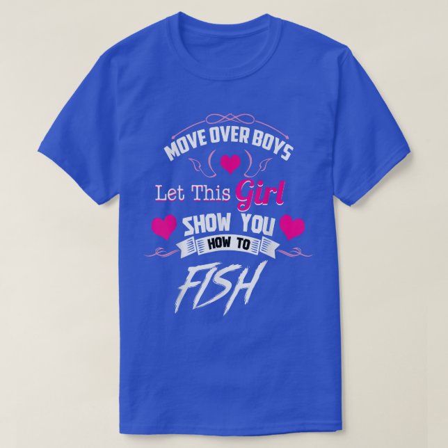 Fiske efter flickorFlytta över pojkar T Shirt (Design framsida)