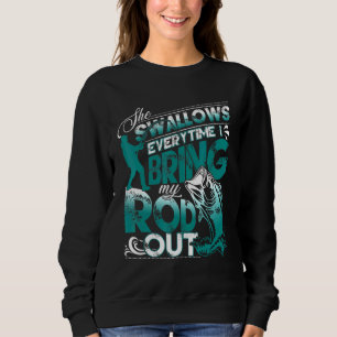 Fiske efter För manar isfiskare Fars dag Fisher T Shirt