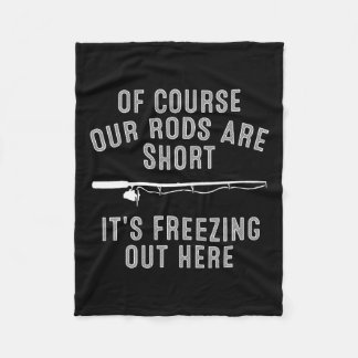 Fiske efter För manar isfisken i Pappa Far Fleecefilt