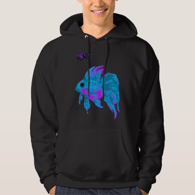 Fiske efter guldfisk Amp Kryp Hoodie (Framsida)