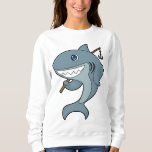 Fiske efter haj Fiske efter Finshing rod T Shirt