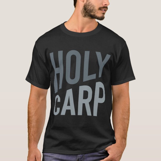 Fiske efter helig karp t shirt (Framsida)