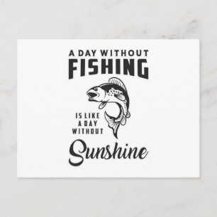 Fiske efter Kärlek Rod Fisherman Funny Gift Idea Vykort