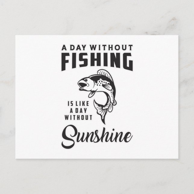 Fiske efter Kärlek Rod Fisherman Funny Gift Idea Vykort (Framsida)