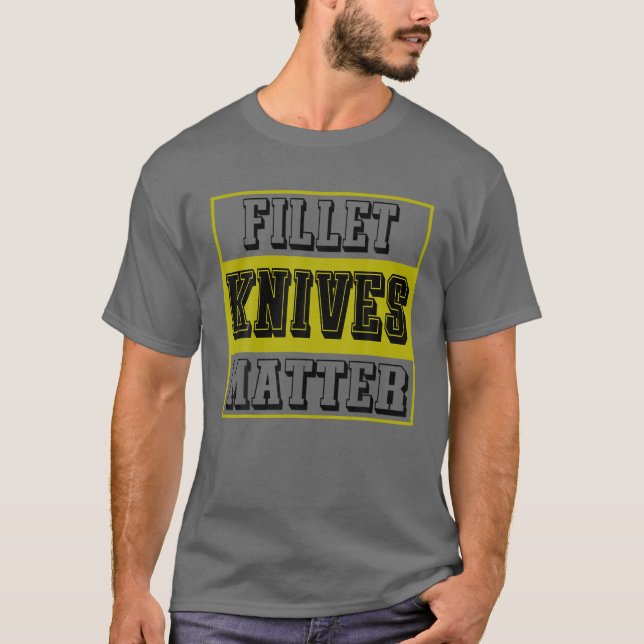 Fiske efter Knivar av offertfilm T Shirt (Framsida)