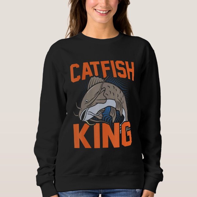Fiske efter Kung i Catfish T Shirt (Framsida)