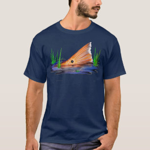 Fiske efter kungsfisk (Red Drum Fish kunfish Svan) T Shirt