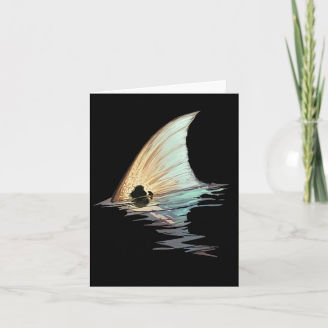 Fiske efter kungsfisk, rödrom (Svan) Kort (Framsida)