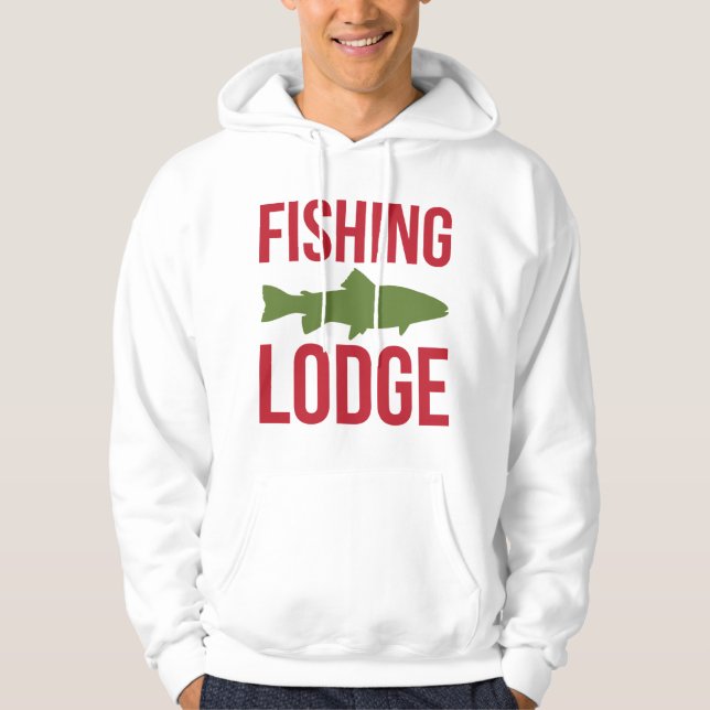 Fiske efter landskoder hoodie (Framsida)
