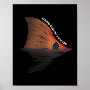 Fiske efter långvandrande kungsfisk Joke RedFishin Poster