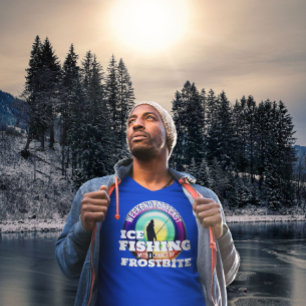 Fiske efter lustig is Frostbett T Shirt