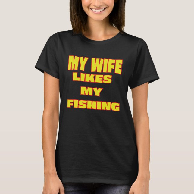 Fiske efter maka som godkänts för fiske i Make T Shirt (Framsida)