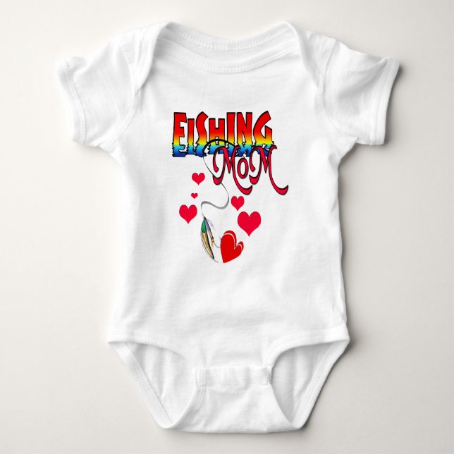 Fiske efter Mamma T Shirt (Framsida)