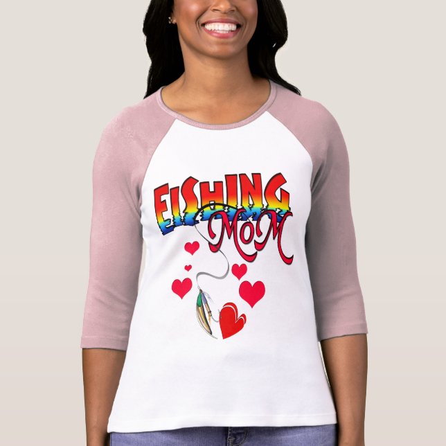 Fiske efter Mamma T Shirt (Framsida)