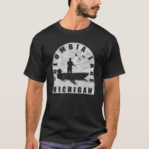Fiske efter Michigan i Colombia Sjö T Shirt