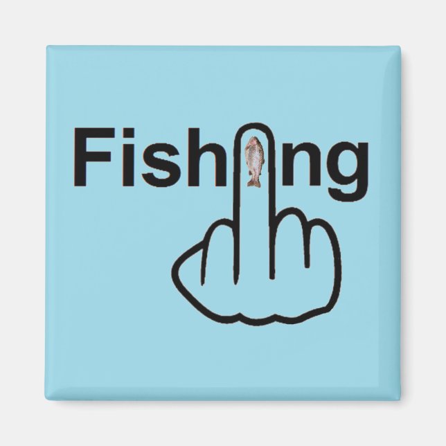 Fiske efter nät Vänd Magnet (Framsidan)