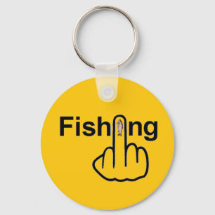 Fiske efter nyckelring Vänd