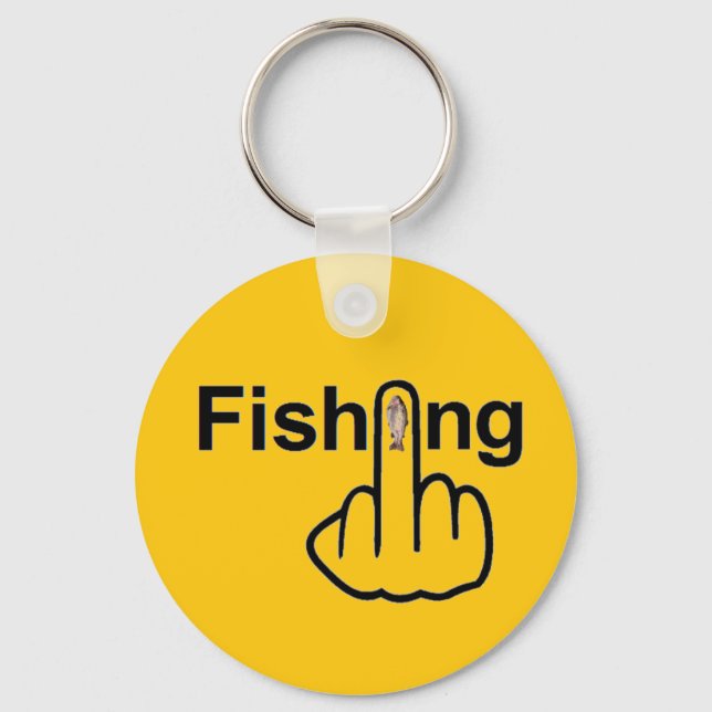 Fiske efter nyckelring Vänd (Framsida)