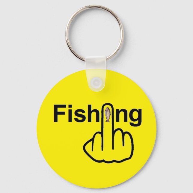 Fiske efter nyckelring Vänd (Framsida)