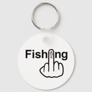 Fiske efter nyckelring Vänd