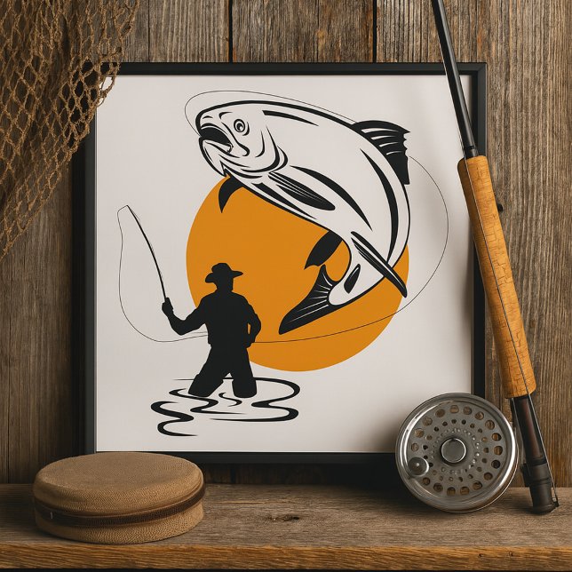 Fiske efter öring poster (Skapare uppladdad)