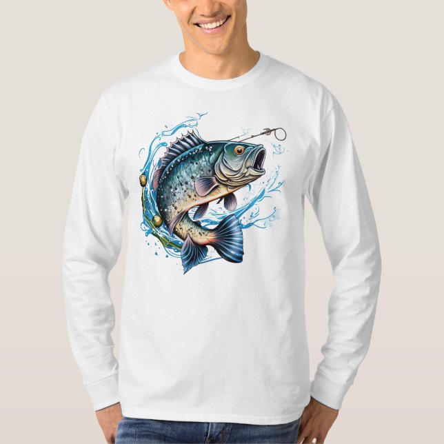 Fiske efter öring t shirt (Framsida)