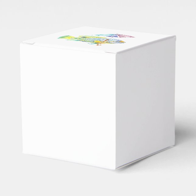 Fiske efter paraplyfisk presentaskar (Framsidan Sidan)