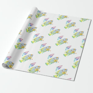 Fiske efter paraplyfisk presentpapper