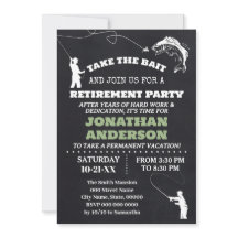 Fiske efter pension Firande Pension Party