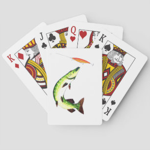 Fiske efter pike och flygfiske casinokort