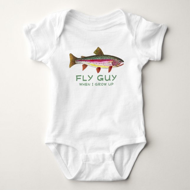 Fiske efter regnbåge i Baby T Shirt (Framsida)
