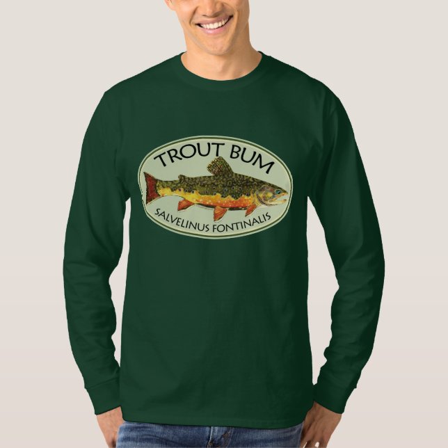 Fiske efter regnbåge tee shirt (Framsida)